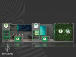 طراحی و اجرای غرفه نمایشگاهی باغبان تاک توسط گروه غرفه‌سازی آرسا