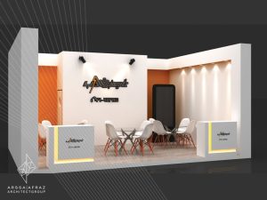 طراحی و اجرای غرفه نمایشگاهی برق ادیب ۲ توسط گروه غرفه‌سازی آرسا