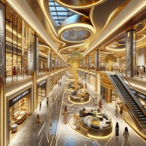 طراحی داخلی مراکز تجاری ، مراکز خرید، پاساژ ها و فضاهای مشابه