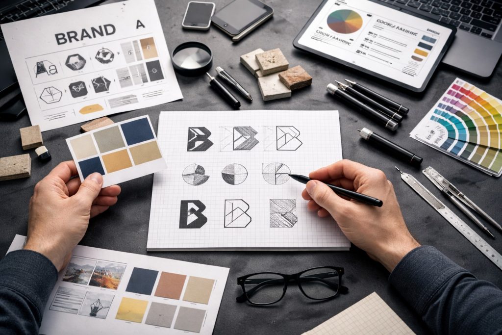 طراحی هویت بصری برند با رویکرد فرآیندمحور